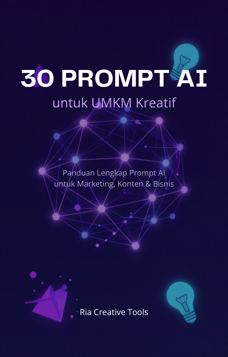 Cover ebook 30 Prompt AI untuk UMKM Kreatif